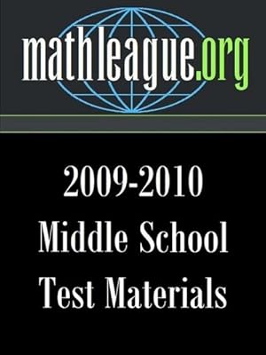 Imagen del vendedor de Middle School Test Materials 2009-2010 a la venta por AHA-BUCH GmbH