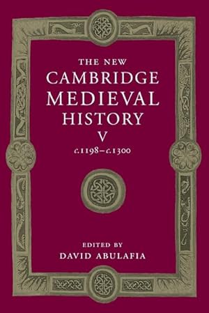 Bild des Verkufers fr The New Cambridge Medieval History zum Verkauf von AHA-BUCH GmbH