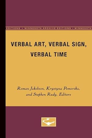 Seller image for Verbal Art, Verbal Sign, Verbal Time for sale by AHA-BUCH GmbH
