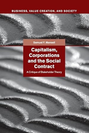 Seller image for Capitalism, Corporations and the Social Contract for sale by AHA-BUCH GmbH
