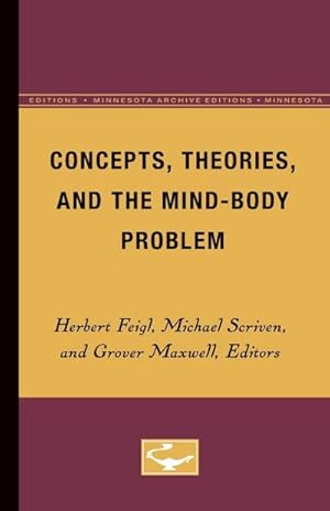 Image du vendeur pour Concepts, Theories, and the Mind-Body Problem mis en vente par AHA-BUCH GmbH