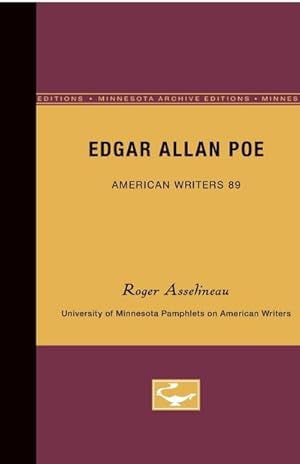 Immagine del venditore per Edgar Allan Poe - American Writers 89 : University of Minnesota Pamphlets on American Writers venduto da AHA-BUCH GmbH