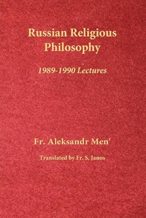 Seller image for Russian Religious Philosophy : 1989-1990 Lectures for sale by AHA-BUCH GmbH