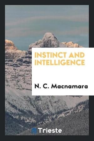 Imagen del vendedor de Instinct and intelligence a la venta por AHA-BUCH GmbH