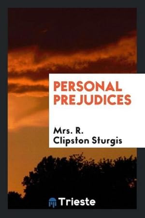 Seller image for Personal prejudices for sale by AHA-BUCH GmbH