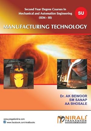 Seller image for Manufacturing Technology for sale by AHA-BUCH GmbH