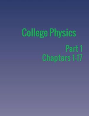 Seller image for College Physics : Part 1 for sale by AHA-BUCH GmbH