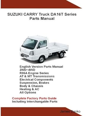 Seller image for Suzuki Carry Truck DA16T Series Parts Manual for sale by AHA-BUCH GmbH