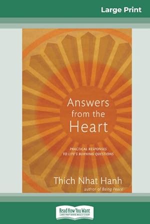 Seller image for Answers from the Heart : Practical Responses to Life's Burning Questions (16pt Large Print Edition) for sale by AHA-BUCH GmbH