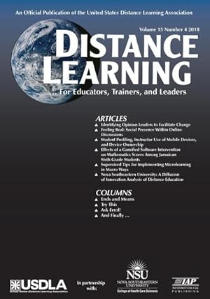 Seller image for Distance Learning Volume 15 Issue 4 2018 for sale by AHA-BUCH GmbH