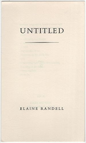 Seller image for Untitled for sale by Between the Covers-Rare Books, Inc. ABAA