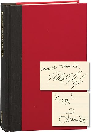 Bild des Verkufers fr Conversations with Gore Vidal (First Edition, inscribed by the authors) zum Verkauf von Royal Books, Inc., ABAA