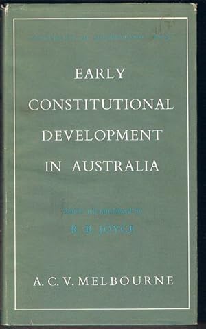 Image du vendeur pour Early Constitutional Development in Australia mis en vente par Fine Print Books (ABA)