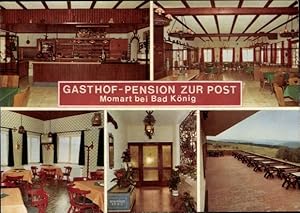 Seller image for Ansichtskarte / Postkarte Momart Bad Knig Odenwald, Gasthof Pension Zur Post, Innenansicht - Inh. Willi Lb for sale by akpool GmbH