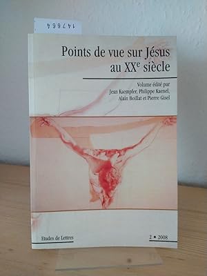 Imagen del vendedor de Points de vue sur Jsus au XXe sicle.  la croise des disciplines littrature, histoire de l'art, cinma, thologie. [Vol. d. par Jean Kaempfer, Philippe Kaenel, Alain Boillat et Pierre Gisel]. (= Etudes de lettres). a la venta por Antiquariat Kretzer