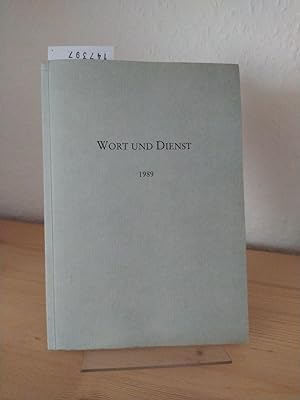 Wort und Dienst. Jahrbuch der Kirchlichen Hochschule Bethel. Neue Folge, Band 20. [Herausgegeben ...