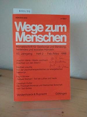 Bild des Verkufers fr Wege zum Menschen. Monatsschrift fr Seelsorge und Beratung, heilendes und soziales Handeln. Jahrgang 50, Heft 2, Feb./Mrz 1998. zum Verkauf von Antiquariat Kretzer