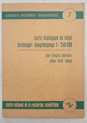 Carte écologique du Népal. Biratnagar - Kangchenjunga. 1/250.000