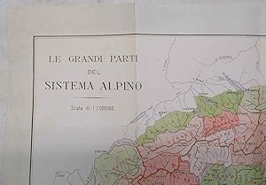 Le grandi parti del sistema Alpino.