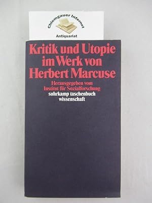 Kritik und Utopie im Werk von Herbert Marcuse. Suhrkamp-Taschenbuch Wissenschaft1037
