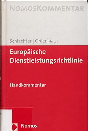 Seller image for Europische Dienstleistungsrichtlinie Handkommentar for sale by avelibro OHG