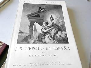 Bild des Verkufers fr Artes y Artistas - J. B. Tiepolo en Espana zum Verkauf von JLG_livres anciens et modernes
