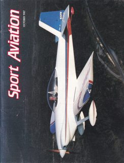 Sport Aviation Magazine - October, 1987 (Vol. 36, No. 10)