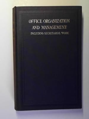 Imagen del vendedor de Office organization and management including secretarial work a la venta por Cotswold Internet Books