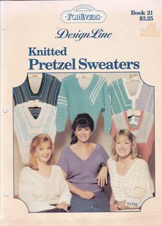 Imagen del vendedor de Needlework Designs ForEvers Design Line (Book 21) Knitted Pretzel Sweaters a la venta por Never Too Many Books