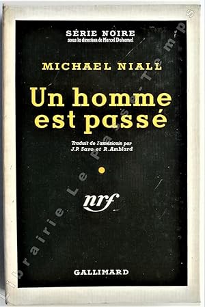 Bild des Verkufers fr Collection Srie Noire - N 272 - UN HOMME EST PASS (Bad day at Black Rock, 1954). Traduit de l'amricain par J.-P. Saro et A. Amblard. zum Verkauf von Jean-Paul TIVILLIER