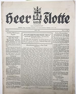 Heer und Flotte (parole: Kameradschaft), a monthly, June 1935