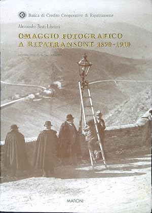 Bild des Verkufers fr Omaggio fotografico a Ripatransone 1890 - 1910 zum Verkauf von Miliardi di Parole