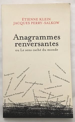 Seller image for Anagrammes renversantes: ou Le sens cach du monde for sale by librairie philippe arnaiz