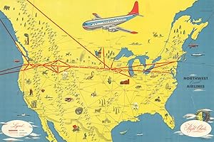 Northwest Orient Airlines - Flight charts