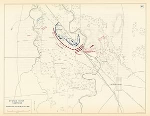 Stones River Campaign - Situation Noon to 4:00 P.M., 31 Dec. 1862