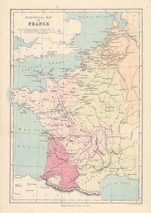Historical map of France