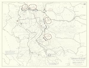 Campaigns in the Balkans - Final Invasion of Serbia - Situation 7 October 1915 and Subsequent Ope...