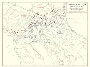 Operations in Italy - Spring Offensive, 1945 - Situation, 20 April 1945, and Operations Since 2 A...