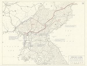 Operations in Korea - United Nations Offensive - Situation 24 November 1950 and Changes in the Fr...