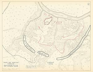 Henry and Donelson Campaign - Situation on the Night of 14-15 Feb. 1862; the investment completed