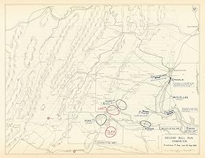 Second Bull Run Campaign - Situation 17 Aug. and 24 Aug. 1862