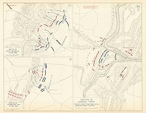 Capture of Harper's Ferry - Situation Early 15 Sept. 1862, Shortly Before the Federal Surrender /...