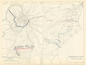 Franklin and Nashville Campaign - Battle of Nashville Situation About 4:00 P.M., 16 Dec. 1864 // ...