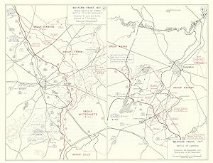 Western Front, 1917 - Third Battle of Ypres (Battle of Passchendaele) - Situation 31 July and All...