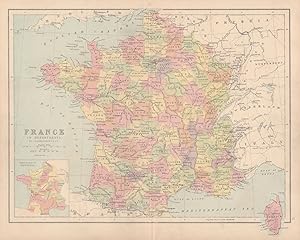 France in departments; Sketch map of provinces