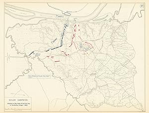 Shiloh Campaign - Situation at the Close of the First Day of the Battle, 6 April 1862