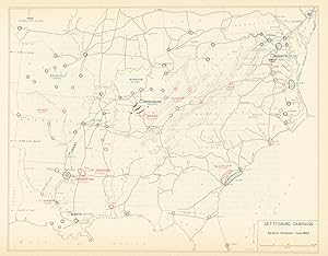 Gettysburg Campaign - General Situation 1 June 1863