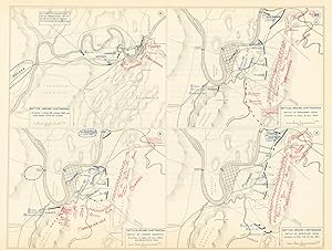 Battles Around Chattanooga - Situation at Dark, 28 October 1863, and Union Moves Since 25 October...