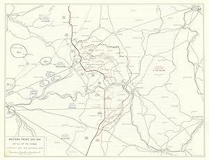 Western Front, 1915-1916 - Battle of the Somme - Situation 1 July 1916 and Allied Gains