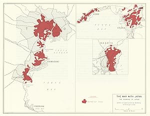 The War with Japan - The Bombing of Japan - Extent of Destruction by Bombing of Principal Cities